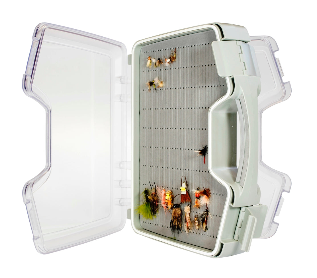 Huge "Flybrary" Water-Resistant Saltwater Salmon Fly Box #1275