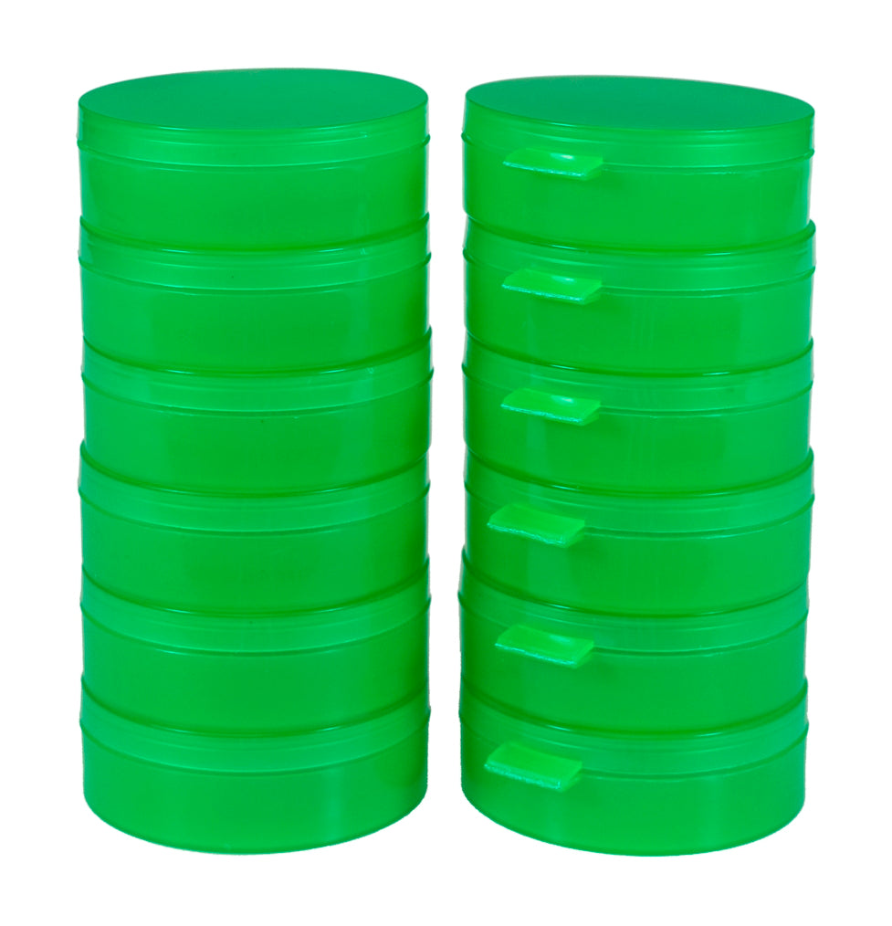 New Phase 12 Count Green - Biodegradable Standard Shuttle Storage Cups #1634