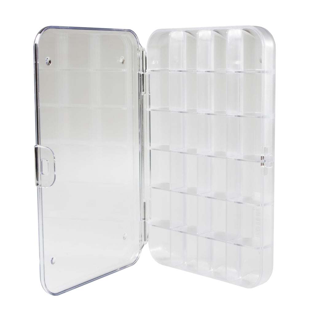 Set of 2 - Clear Polycarbonate Fly Box Combo