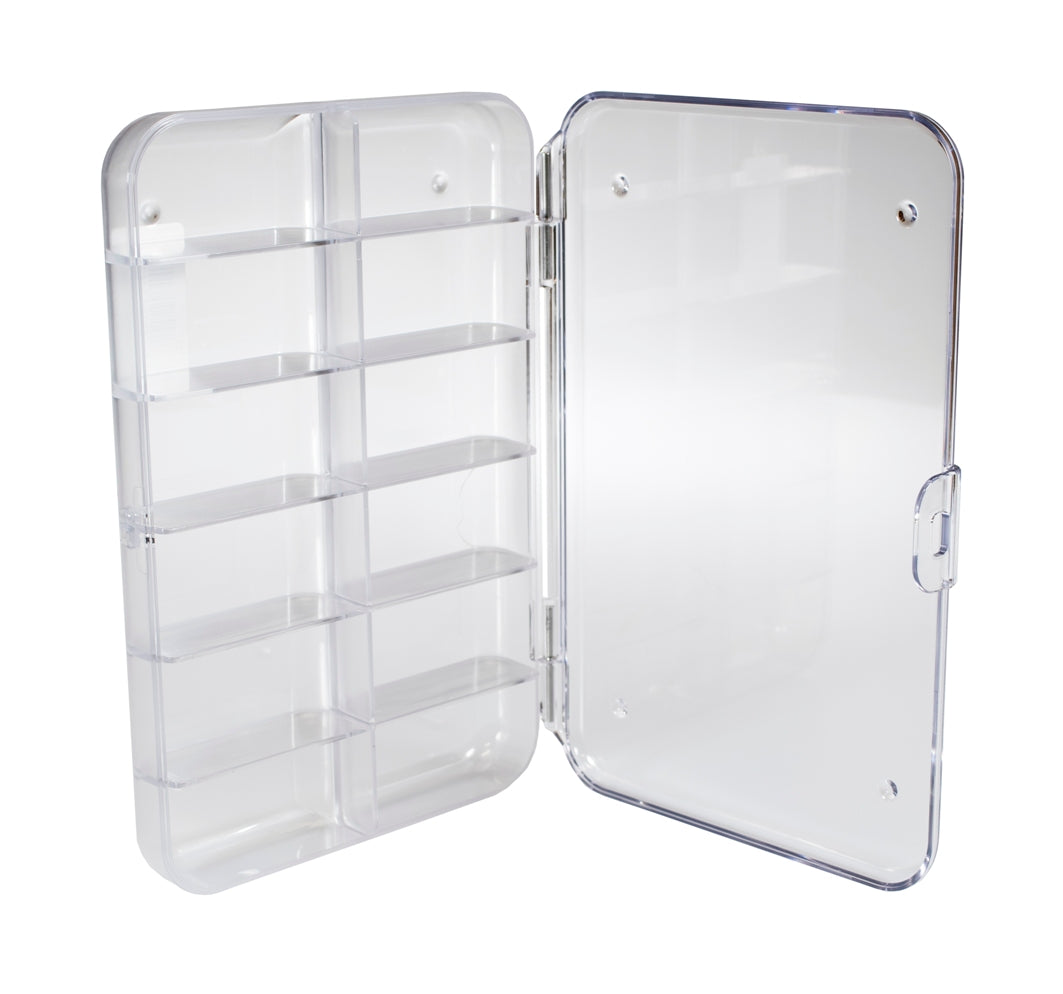 Set of 2 - Clear Polycarbonate Fly Box Combo