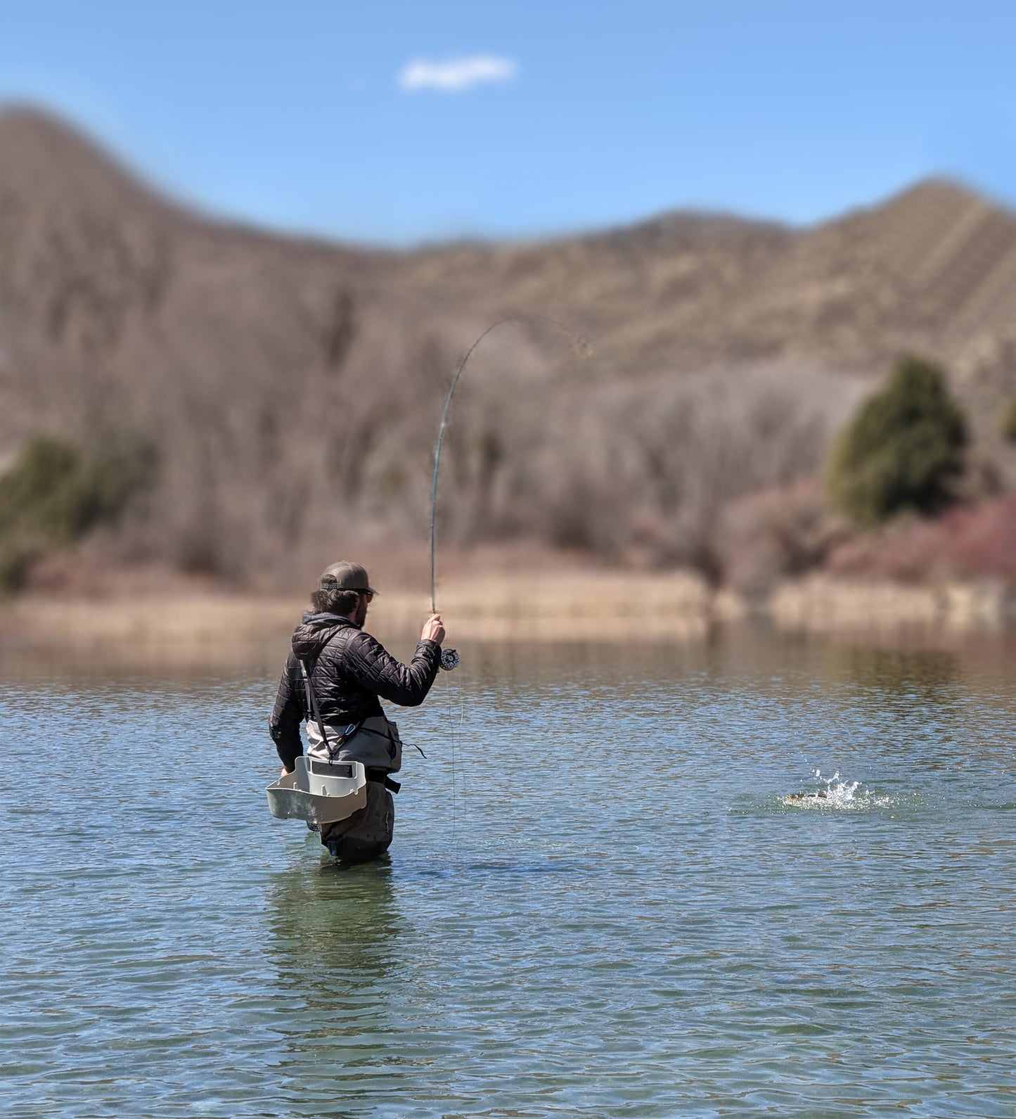 Fly Fishing Stripping Basket --Smooth Danish Design