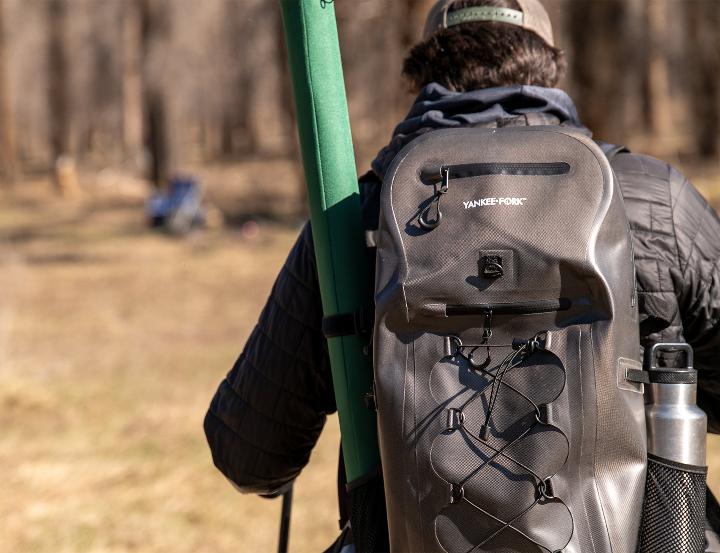 Yankee Fork 40L Submersible Waterproof Backpack Protect All Your Valuable Equipment- Embrace Wet Weather #3001