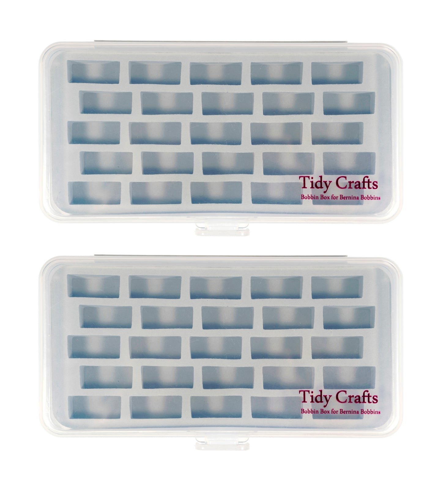 1 Pair Bobbin Boxes for BERNINA'S New 7 and 8 Series Jumbo Bobbins