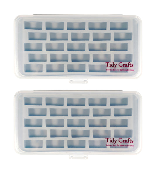 1 Pair Bobbin Boxes for BERNINA'S New 7 and 8 Series Jumbo Bobbins