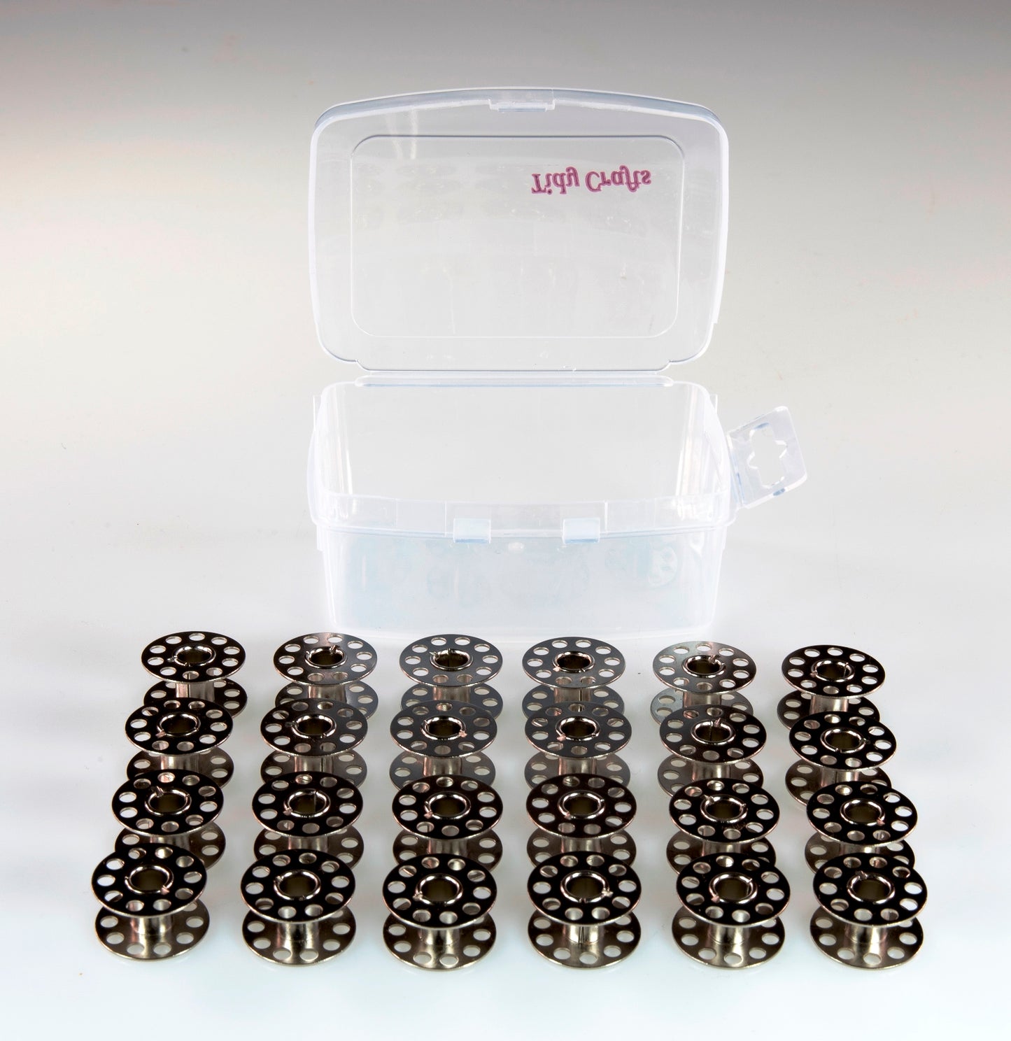 Tidy Crafts Universal Metal Sewing Machine Bobbins - Pack Of 24 Item 1468