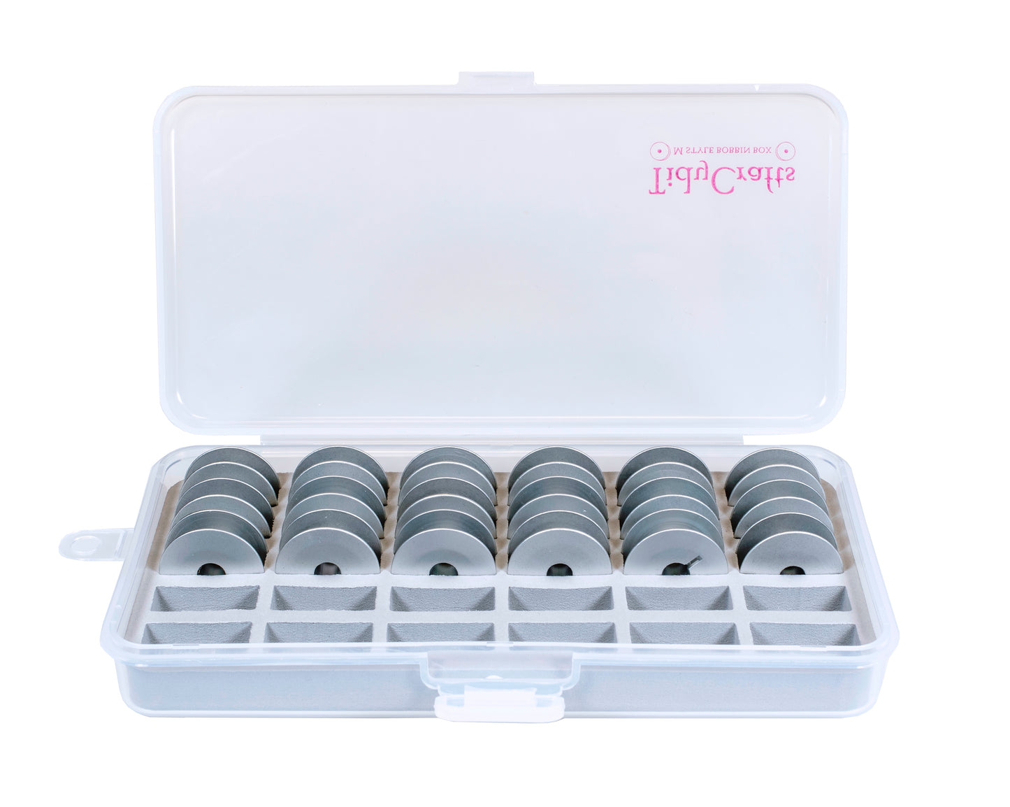 M Style Jumbo Bobbin Box-- Used in Long Arm and Quilting Machines Item 1460M
