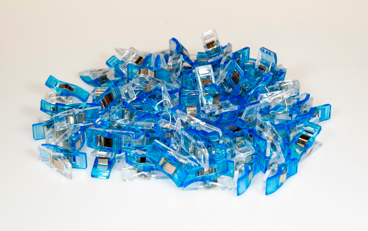 Small Blue Plastic Quilting Crocheting Wonder Sewing Clips 100 Count #1753
