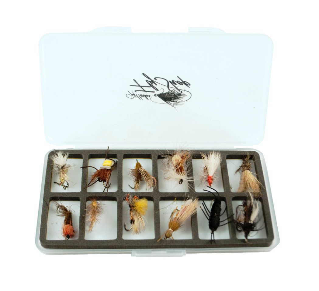 Ultra Slim 12 Compartment Magnetic Back Fly Box #1421