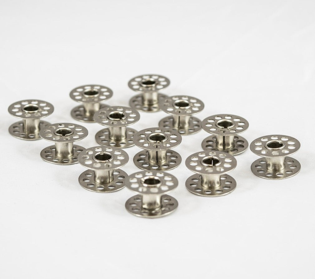 Tidy Crafts Universal Metal Sewing Machine Bobbins - Pack Of 24 Item 1468