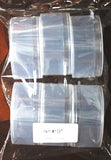 New Phase 6 Count - 3" Round Plastic Containers w/ Attached Lids - Shuttle Cups #1387