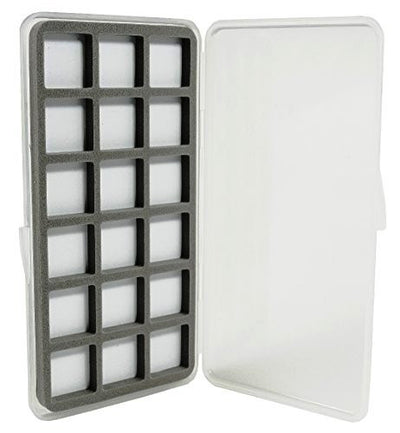 Ultra Slim 18 Compartment Magnetic Back Fly Box #1422