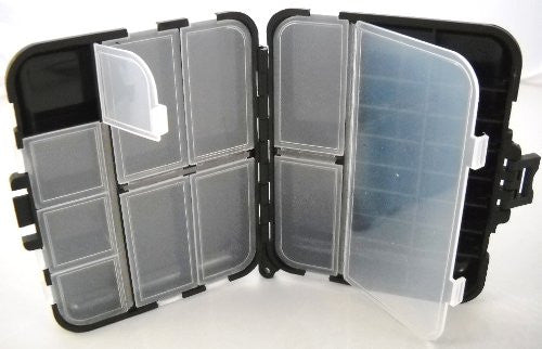 Set of 2 -Fly Box Organizer w/ 11 Compartments