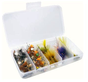 Set of 2 - Streamer / Saltwater Fly Boxes w/ 5 Compartments#1446