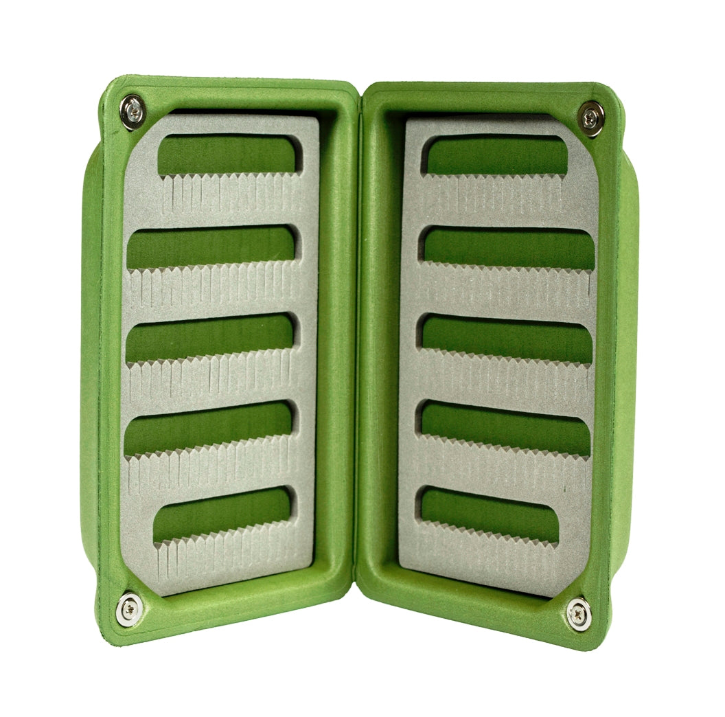 Light Weight Floating Olive Green EVA Fly Box- Small Vest Size Item #M 1530
