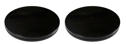 Tidy Crafts Set of 2 - 6" Black Turntables - "Lazy Susan" Type #1623