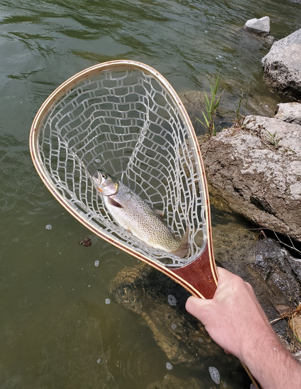 Catch and Release Fly Ghost Fishing Landing Net W/ Free Net Holster –  Tidy Crafts /New Phase Fly Fishing