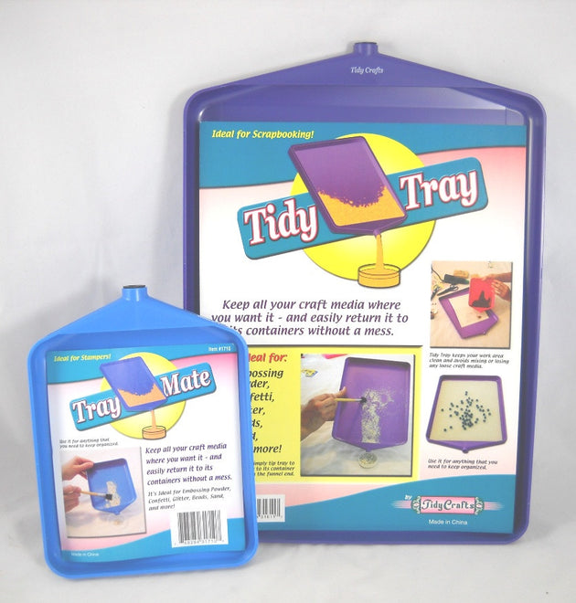 Tidy Crafts - Tidy Tray Combo, 6" x 8" and 10" x 14", 2-Pack #1612
