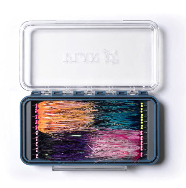 Plan D Pack Articulated Fly, Streamer, Fly Box PLUS w/ FREE Black Zinger