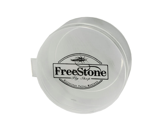New Phase 75 Bulk Count -3" Large Round Plastic Containers w/ Attached Lid - #3387