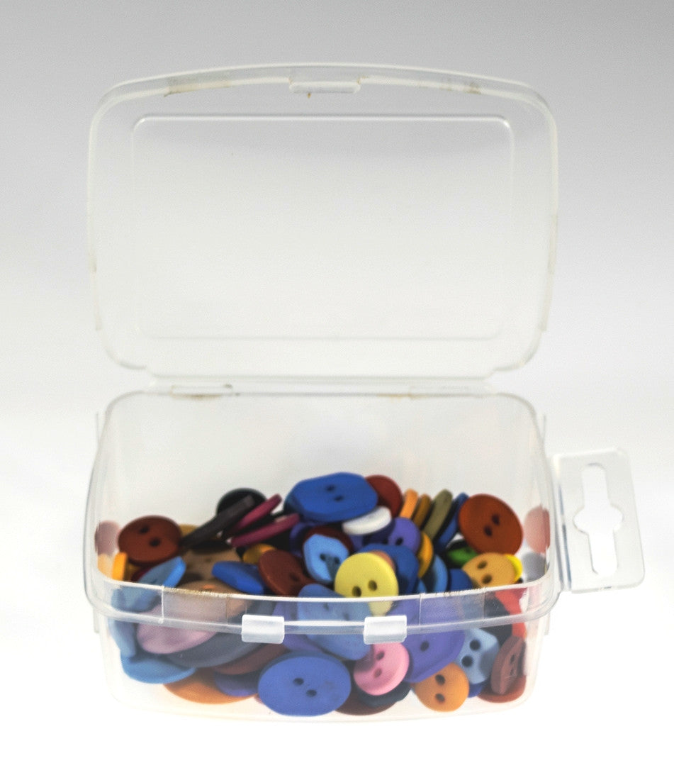 XL Clear Poly Snap Lid Container w/ Hang Tab - 200 Bulk Count