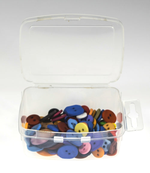 Medium Clear Poly Snap Lid Container w/ Hang Tab- 200 Bulk Count