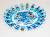 Small Blue Plastic Quilting Crocheting Wonder Sewing Clips 100 Count #1753